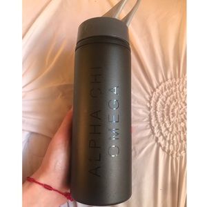 Alpha chi omega water bottle